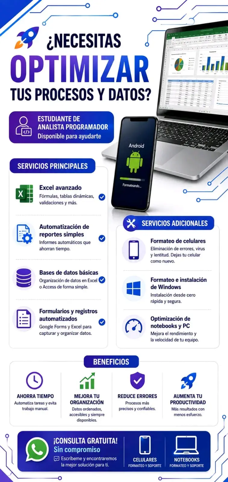 Servicios de Optimización de Procesos y Datos