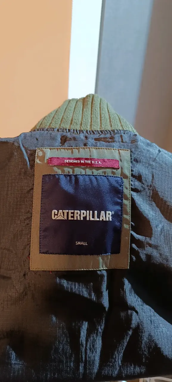Chaqueta bomber verde militar Caterpillar - 3
