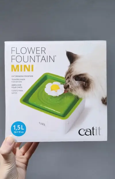 Fuente de agua para gatos Catit Flower Mini - miniatura 2