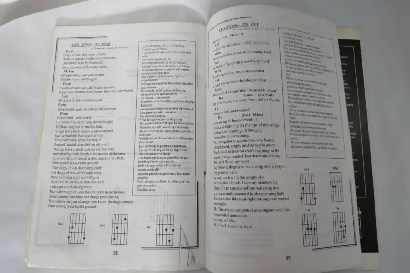 Cancionero Pink Floyd con traducciones y acordes - 2
