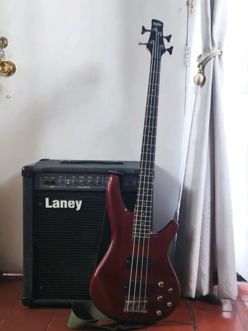 Bajo Ibanez GIO GSR250 + Amplificador Laney BC 50 - 1