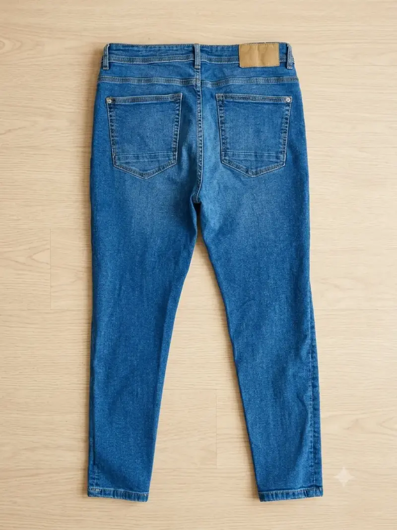Jeans Zara Slim Fit Azul Medio 42 Eur - 6