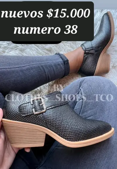 Botines grises número 38 - miniatura 1