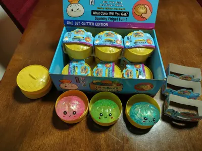 Juguete Squishy Fidget Fun Glitter Edition - miniatura 1