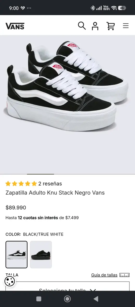Zapatillas Vans Knu Stack Negro - 3