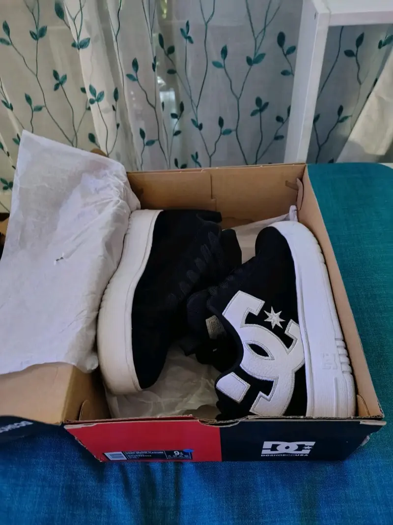 Zapatillas DC negras con plataforma para mujer - 2
