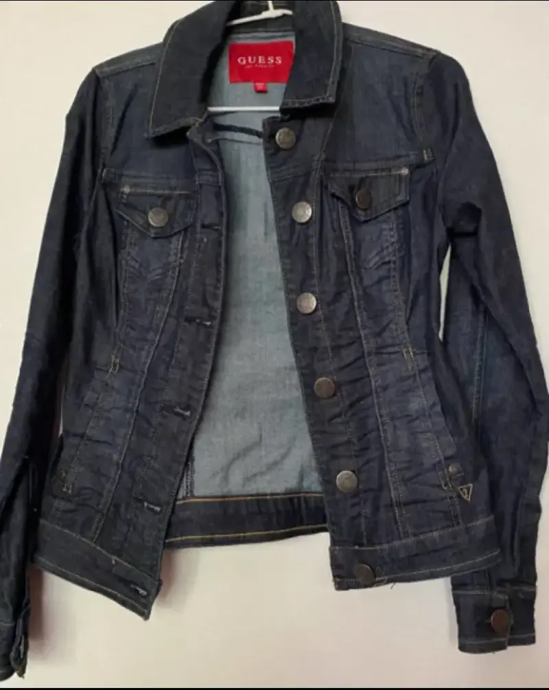 Chaqueta de mezclilla Guess azul oscuro - 1