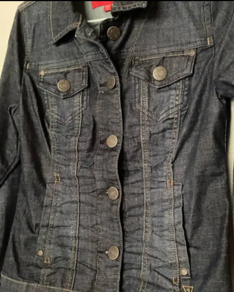 Chaqueta de mezclilla Guess azul oscuro - 3
