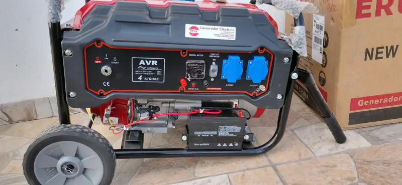 Generador eléctrico a gasolina Erux 200cc - 5