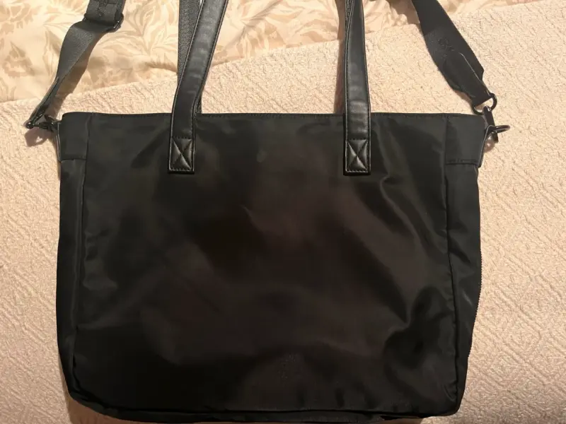 Bolso negro de hombro Bubba con cierre - 2