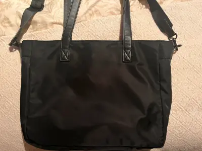 Bolso negro de hombro Bubba con cierre - miniatura 2