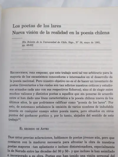 Libro 'Prosas' de Jorge Teillier primera edición - miniatura 3