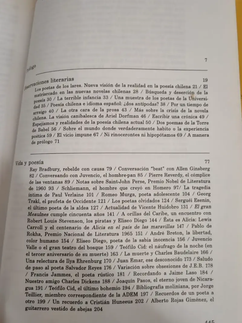 Libro 'Prosas' de Jorge Teillier primera edición - 4