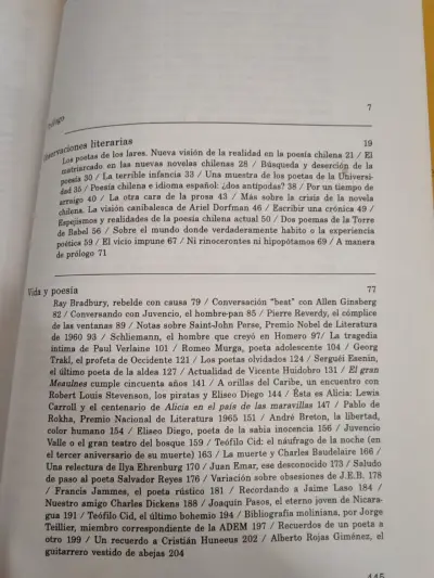 Libro 'Prosas' de Jorge Teillier primera edición - miniatura 4