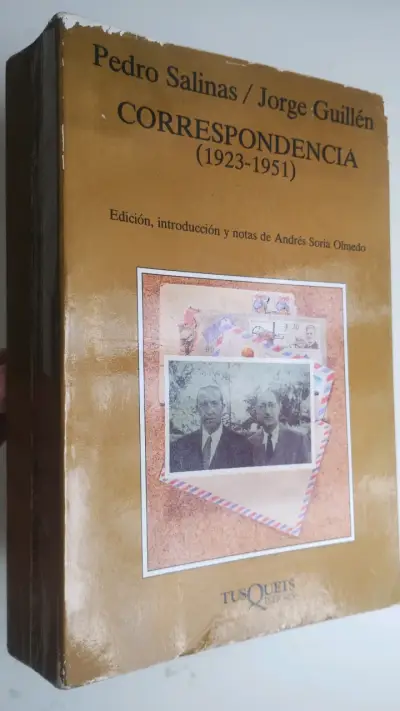 Libro Correspondencia Pedro Salinas y Jorge Guillén - miniatura 1