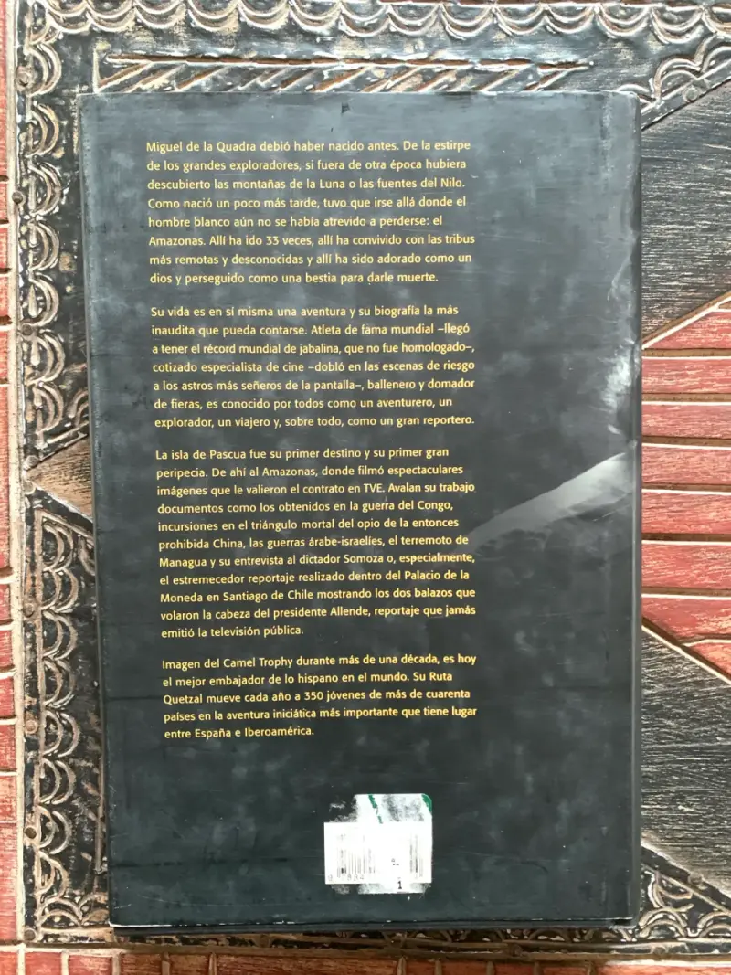 Libro 'Miguel de la Quadra Salcedo: El Último Explorador' - 2