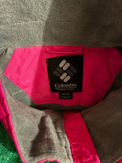 Chaqueta impermeable fucsia para mujer Columbia - miniatura 4