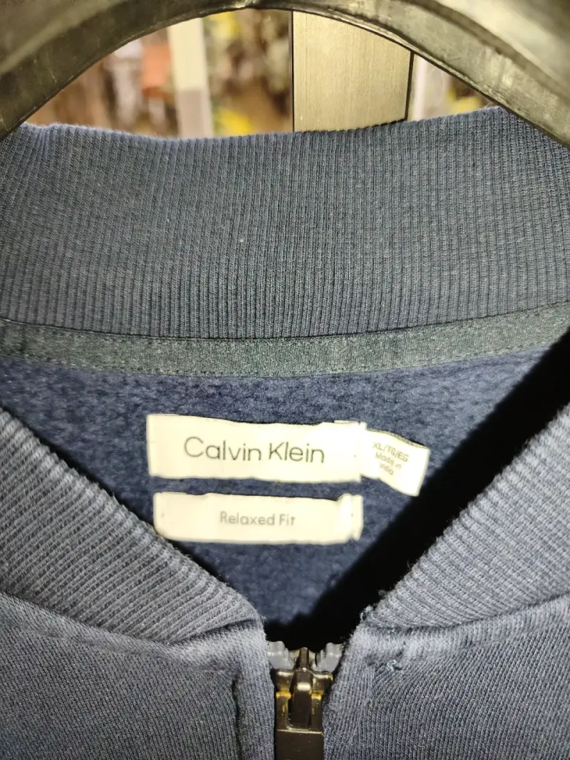 Polerón azul Calvin Klein con cierre - 2