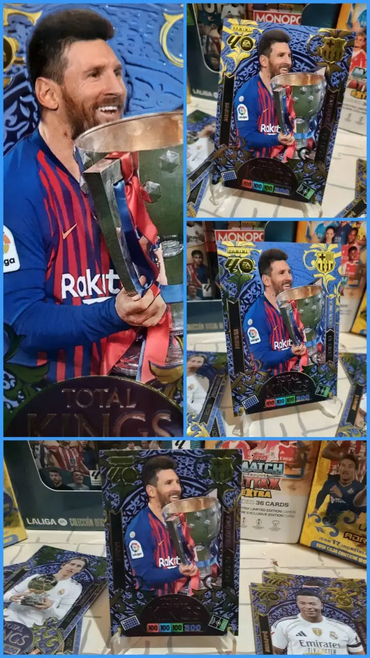 Tarjeta coleccionable Panini Total Kings Messi - 1