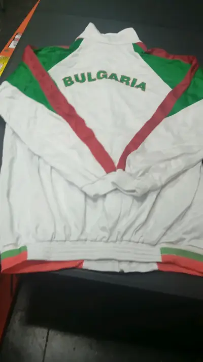 Chaqueta deportiva Bulgaria blanca y verde - miniatura 1