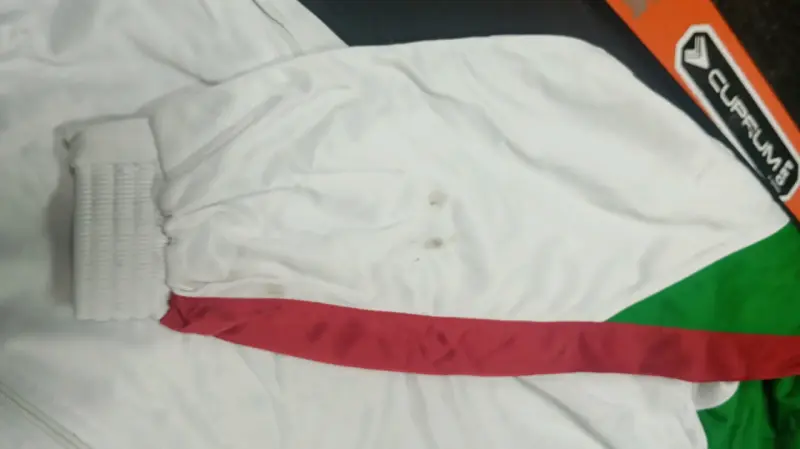 Chaqueta deportiva Bulgaria blanca y verde - 2