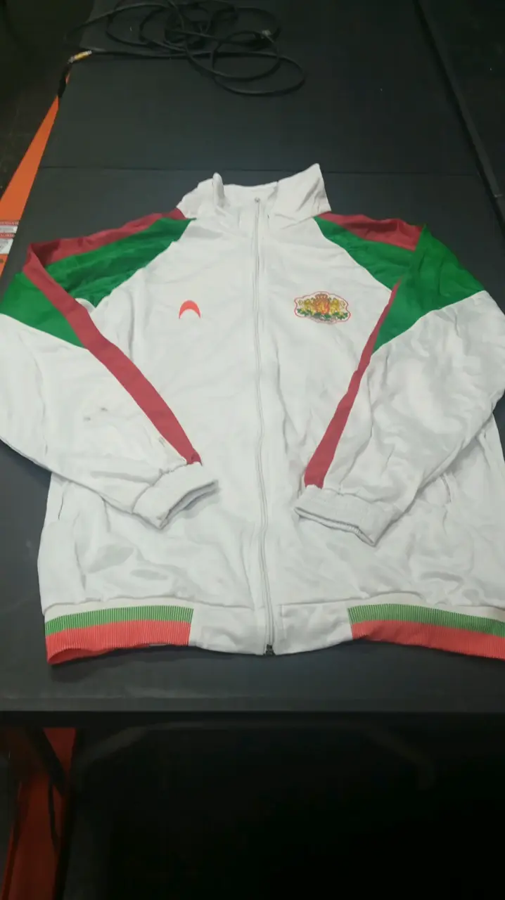 Chaqueta deportiva Bulgaria blanca y verde - 3