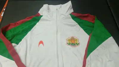 Chaqueta deportiva Bulgaria blanca y verde - miniatura 4