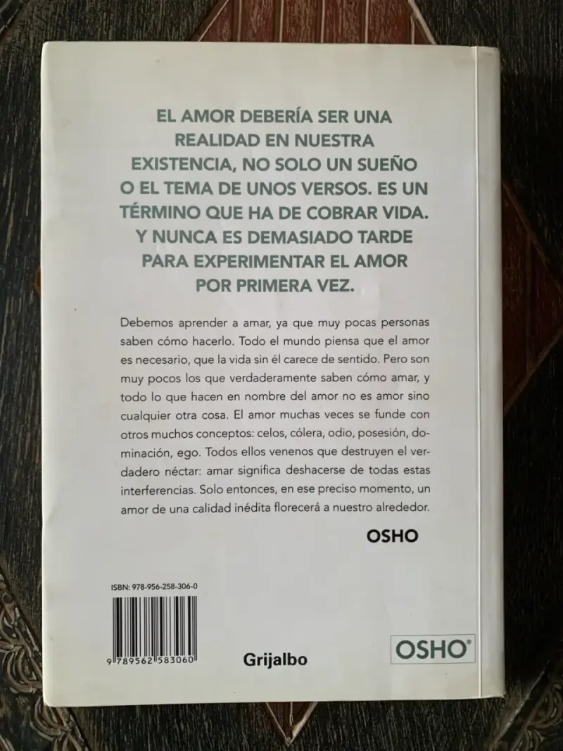 Libro 'Aprender a Amar' de Osho - 2