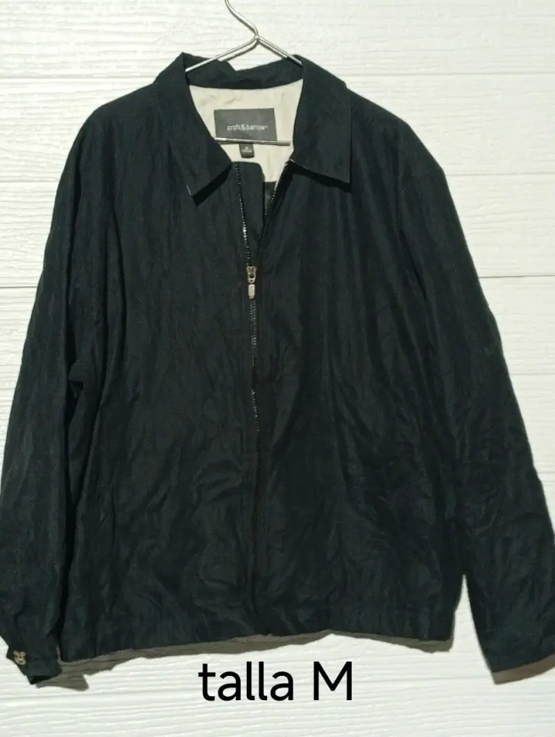Chaqueta negra talla M marca Croft & Barrow