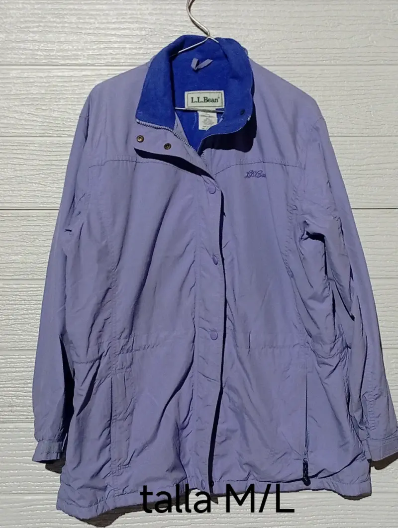 Chaqueta L.L. Bean morada talla M/L