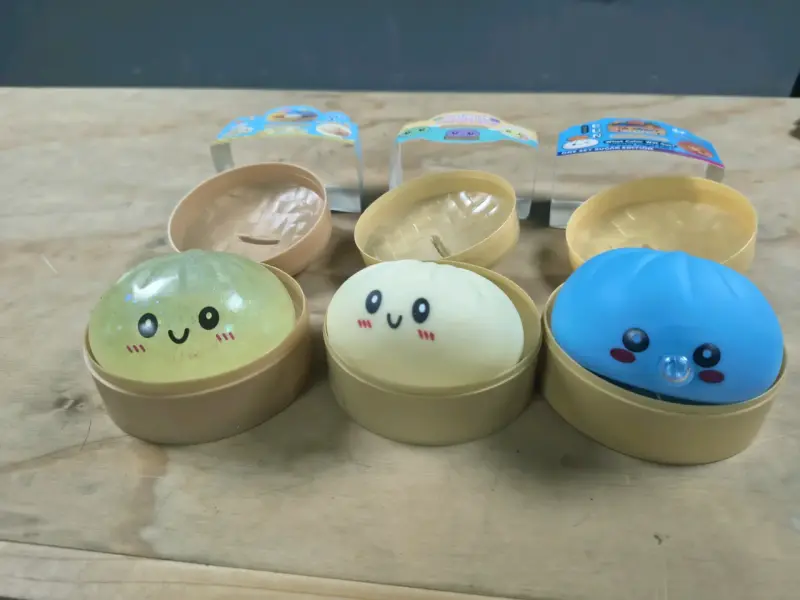 Squeezy Dumplings antiestrés con texturas variadas - 2