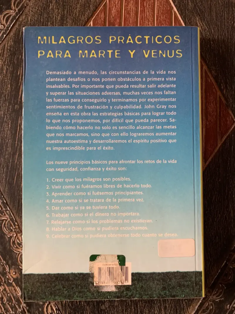 Libro Milagros Prácticos para Marte y Venus de John Gray - 2