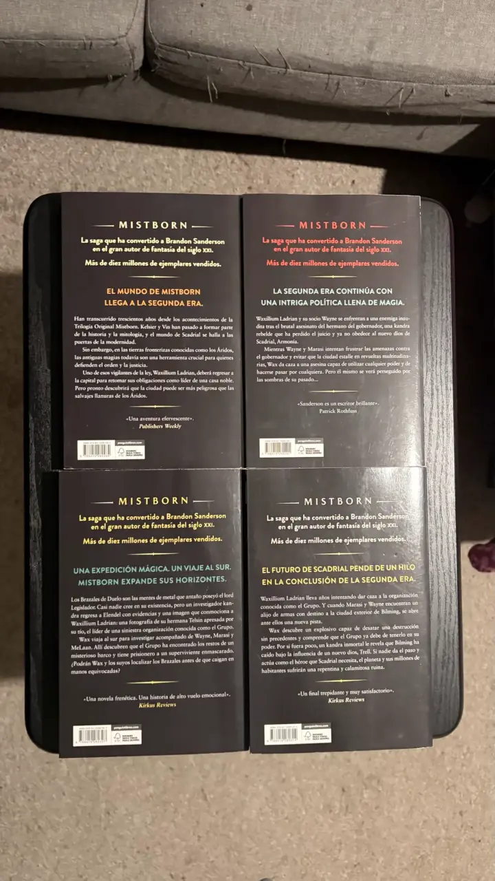 Colección de libros Mistborn de Brandon Sanderson - 2