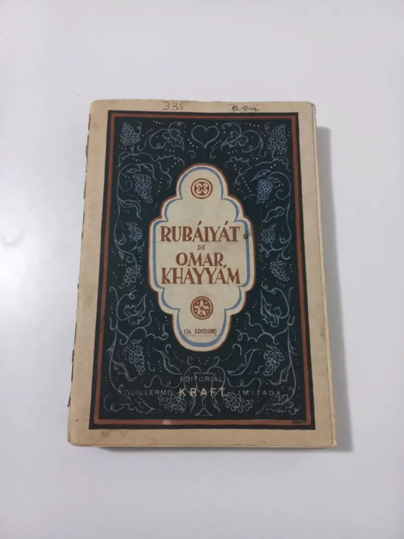 Libro Rubáiyát de Omar Khayyam 3ra Edición - 1