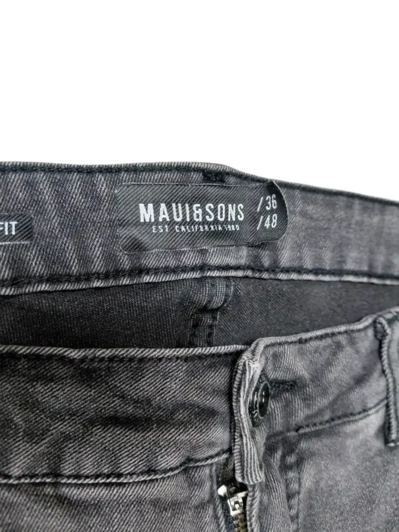 Jeans Maui & Sons gris oscuro para hombre - 2