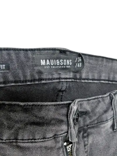Jeans Maui & Sons gris oscuro para hombre - miniatura 2
