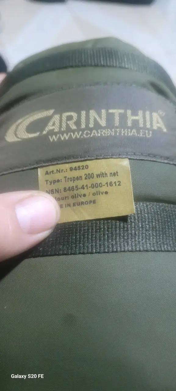 Saco de dormir Carinthia verde oliva resistente - 6