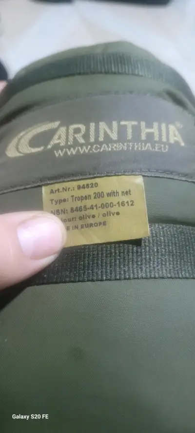 Saco de dormir Carinthia verde oliva resistente - miniatura 6