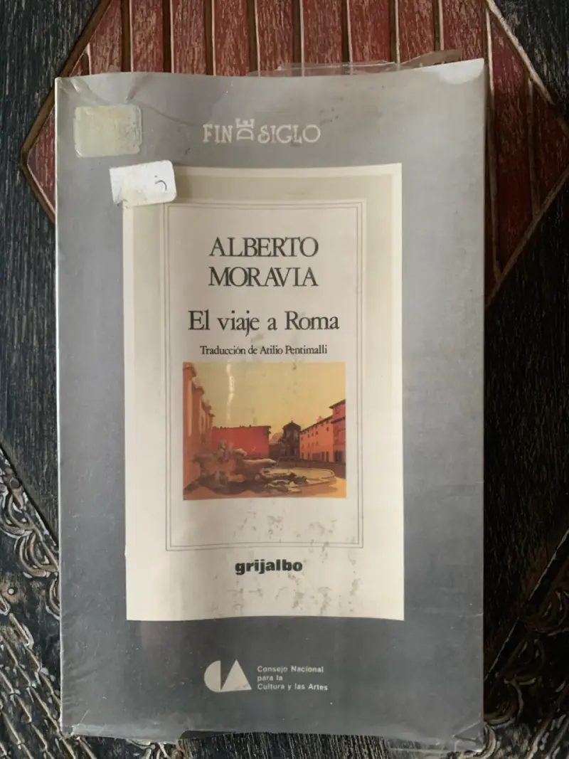 Libro 'El viaje a Roma' de Alberto Moravia - 1