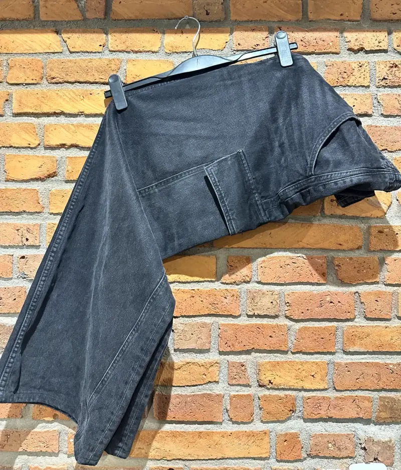 Jeans cargo negro mujer zara - 1