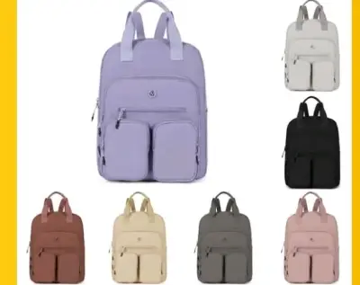 Mochila casual de varios colores con diseño moderno - miniatura 2