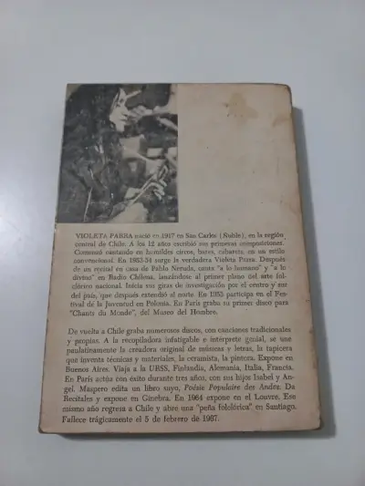 Libro Décimas de Violeta Parra 2da edición 1972 - miniatura 5