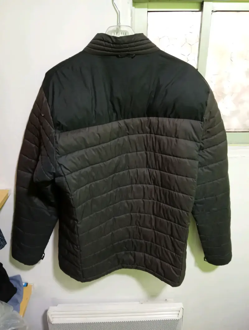 Chaqueta pluma negra para hombre marca lippi XL - 2