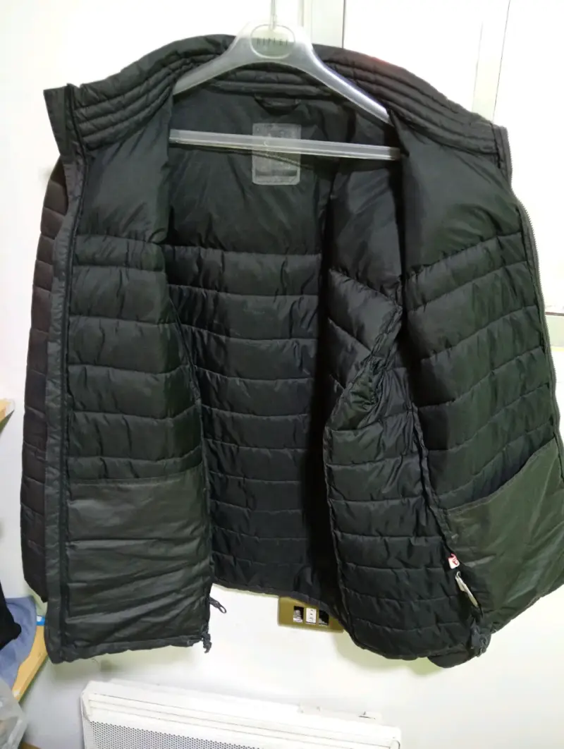 Chaqueta pluma negra para hombre marca lippi XL - 3