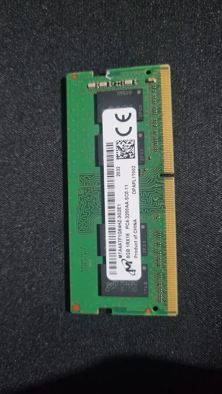 RAM 8GB DDR4 3200 MHZ Notbook - 3