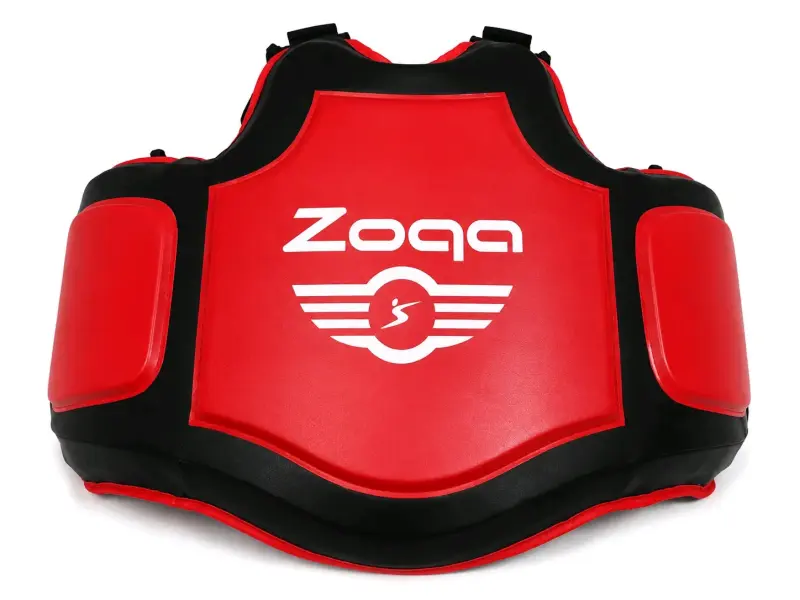Pechera boxeo Rojo y Negro Zoqa - 2