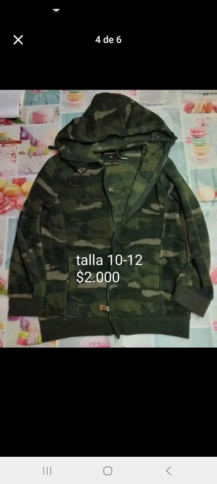 Polerón con capucha para niño talla 12 - 2