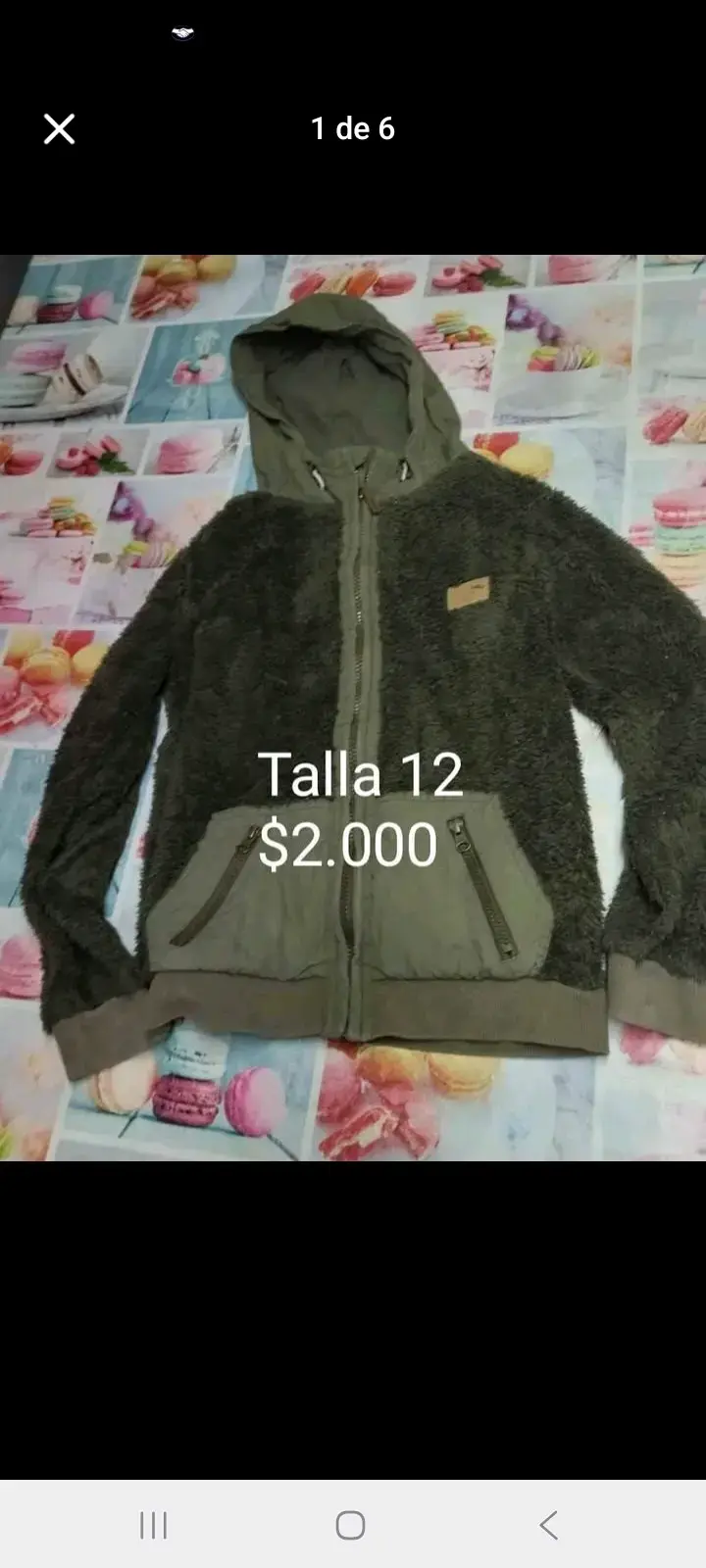 Polerón con capucha para niño talla 12 - 3