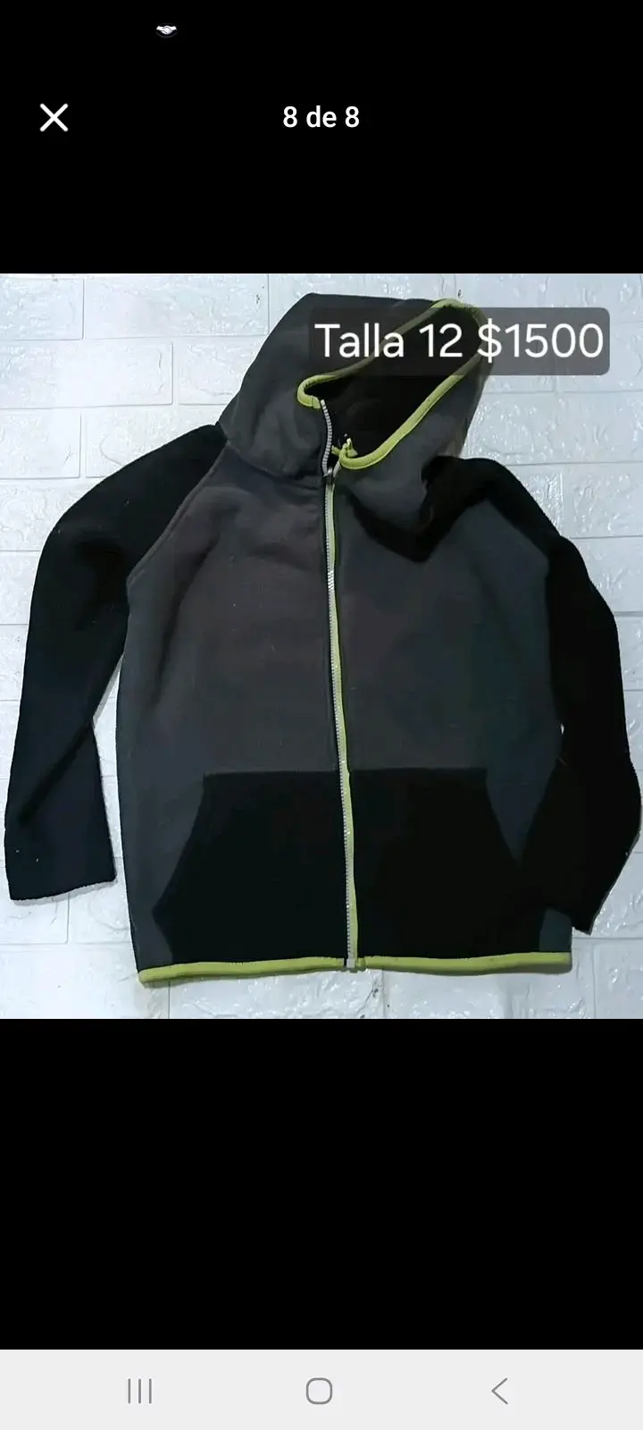 Polerón con capucha para niño talla 12 - 4