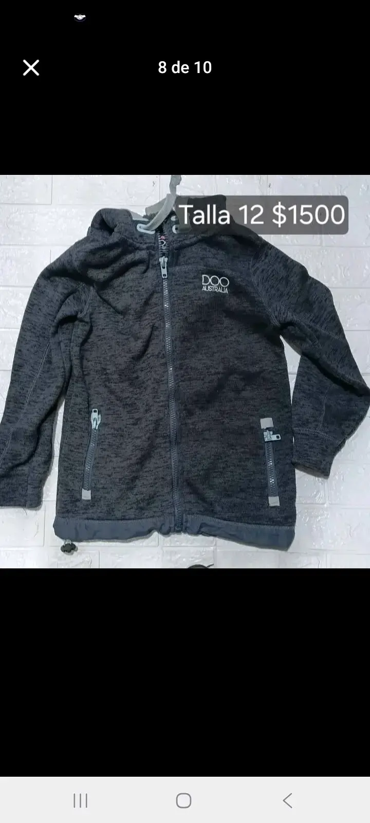 Polerón con capucha para niño talla 12 - 5
